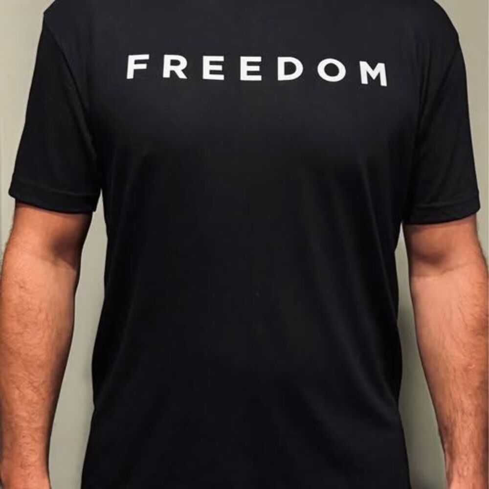 Medium black FREEDOM tshirt